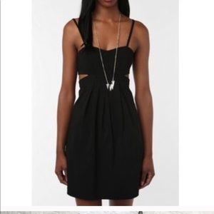Urban outfitters Sparkle and Fade Black Dress
